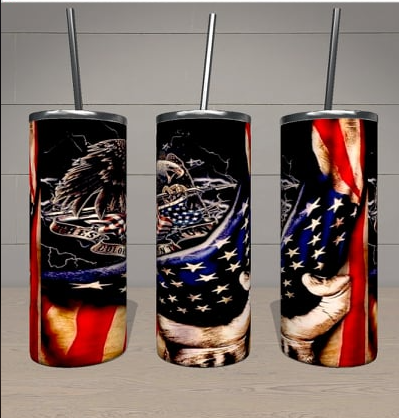 American Flag 20 Oz tumbler